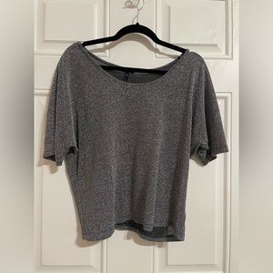 Size small Express sparkly boatneck top